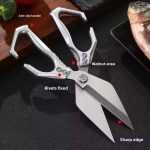 High Carbon stainless steel heavy duty poultry kitchen scissors, dish washer safe - Image 5